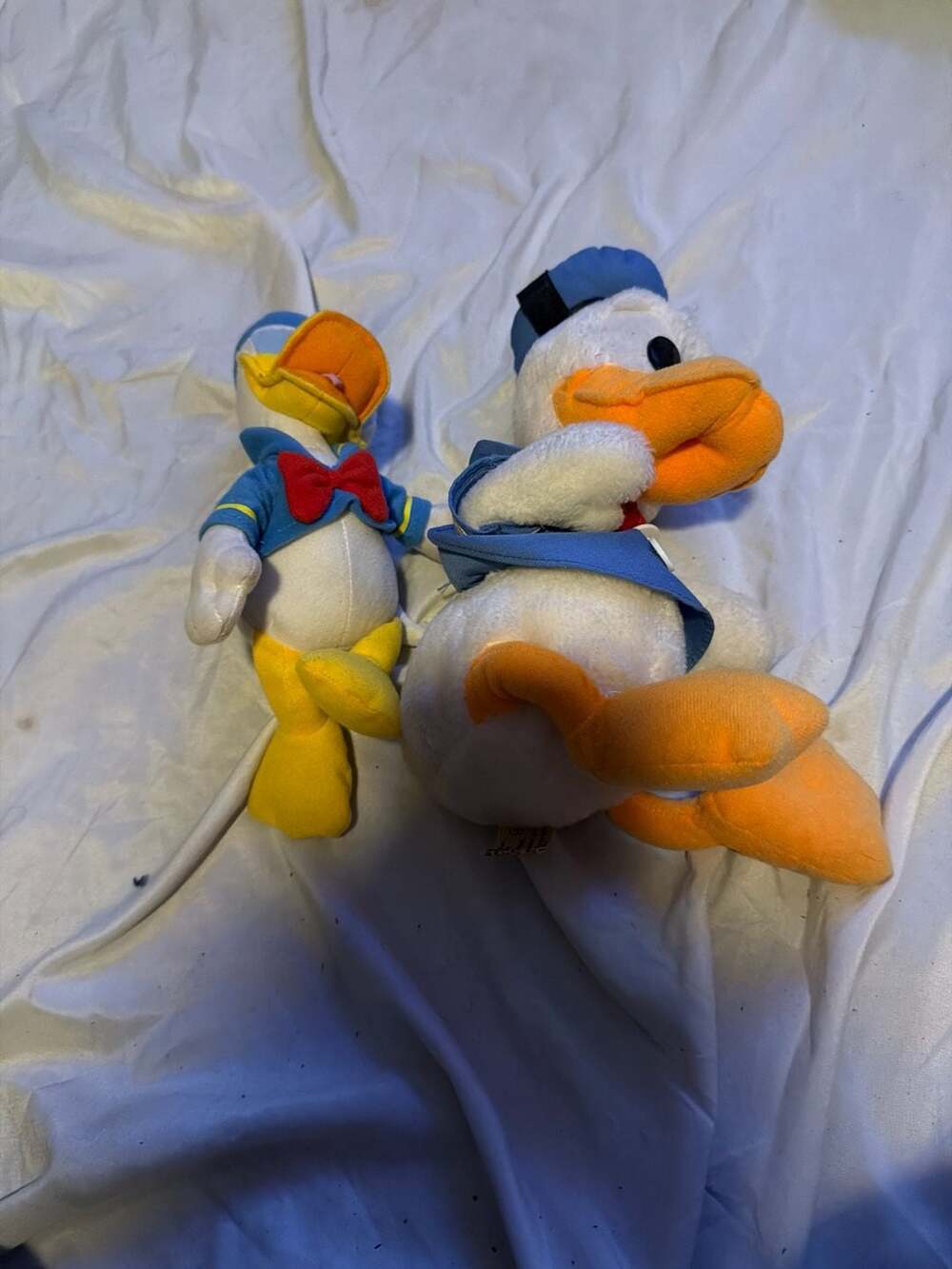 Disney Donald Duck Plush Lot of 2 - Vintage Applause and Just Play